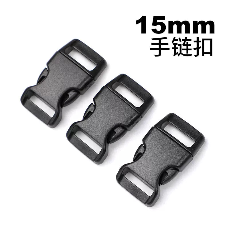 15mm hole paracord bracelet buckle bag DIY braided accessories