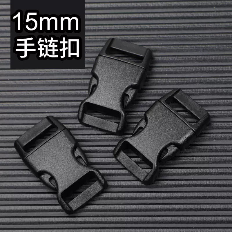 15mm hole paracord bracelet buckle bag DIY braided accessories