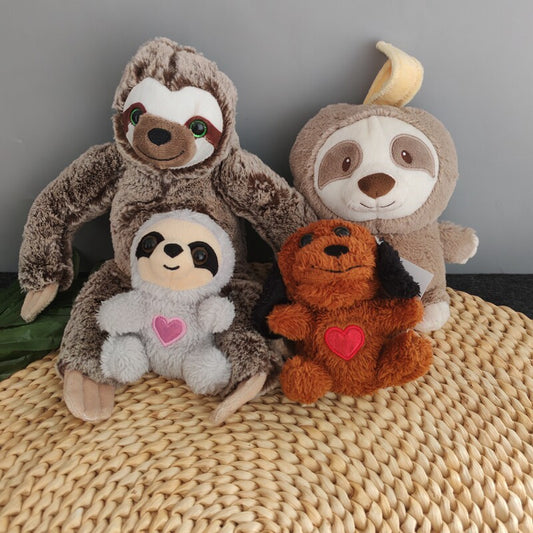 Cute Simulated Sloth Doll Animal Ornament Super Cute Lying Sloth Plush Toy Children's Birthday Gift