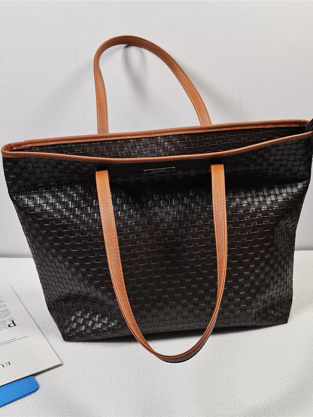 Foreign trade clearance export woven large-capacity tote bag women's bag 2026 new shoulder bag for work and commuting to class