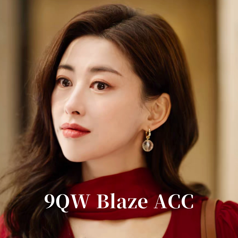 Honey Words Chronicles Honey Words Zhu Zhu Same Earrings Faceted Bead Crystal Earrings High-end Circle Earrings High-End