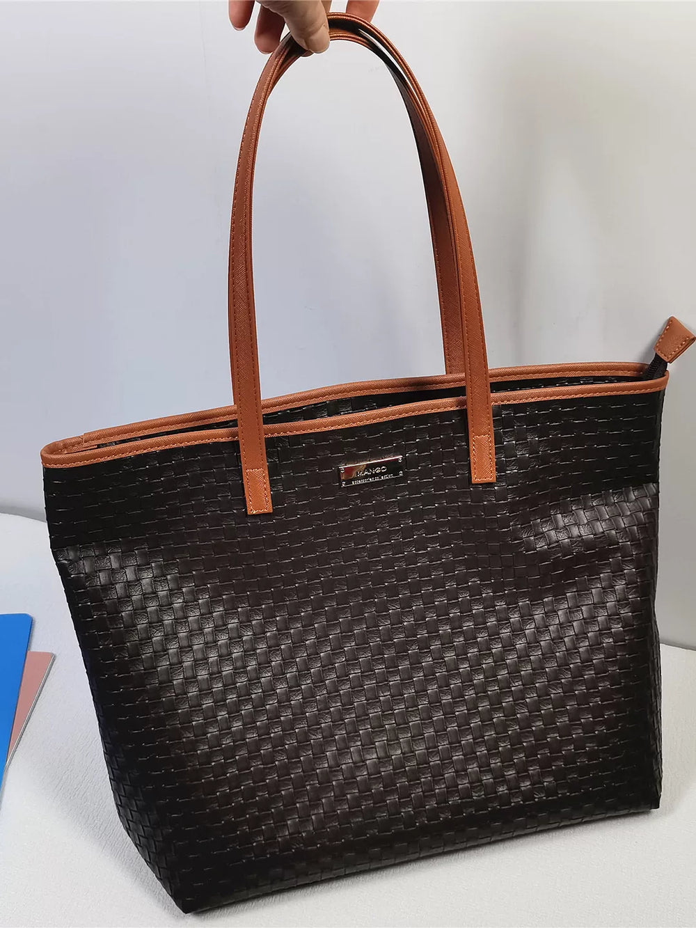 Foreign trade clearance export woven large-capacity tote bag women's bag 2026 new shoulder bag for work and commuting to class