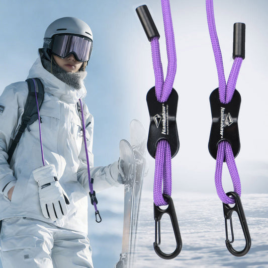Namkabaw Ski Gloves Lanyard Adjustable Multifunctional Anti-Mobile Lanyard for Adults and Children Ice and Snow Sports