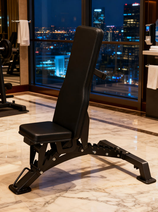 Dumbbell stool commercial fitness chair home multi-functional sit-up auxiliary equipment flying bird right-angle flat bench press stool