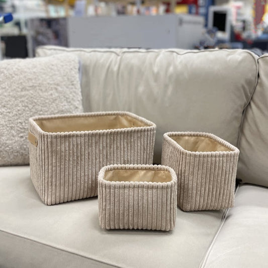 Nordic fabric storage basket, desktop utility box, storage organizer, home dormitory snacks, toys, clothing storage box