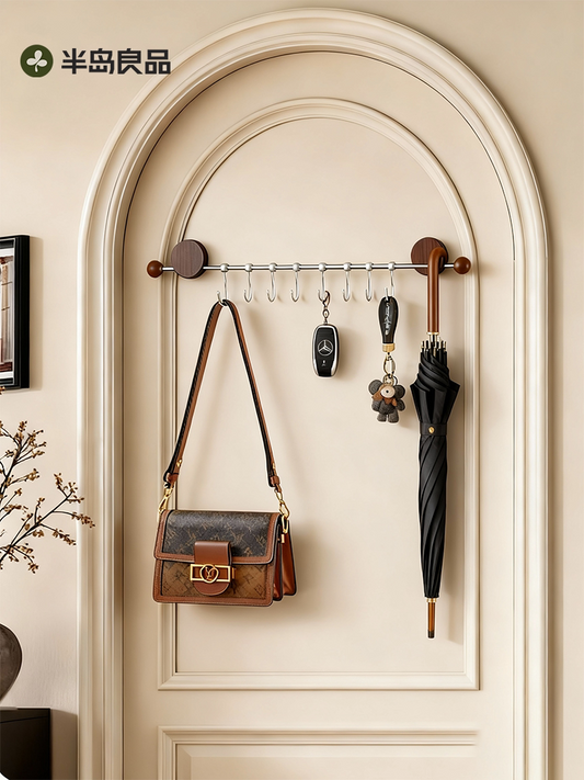 Suction cup door rear hook, no punching required, hanger bag, strong load-bearing entrance door storage rack, bedroom wall storage