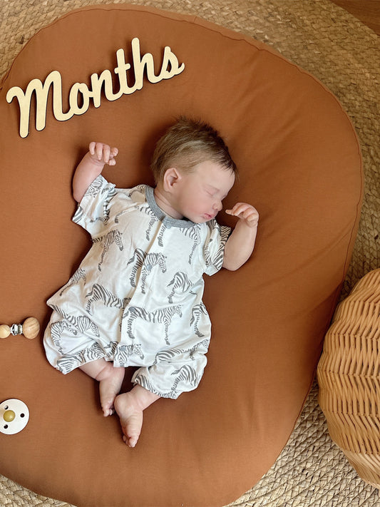 Baby short sleeve jumpsuit summer thin men's and women's baby short crawl yukosi crawling suit newborn air conditioning suit