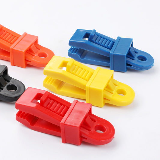 Outdoor camping tent fixing clip, canopy hook accessories, windproof fixing buckle, awning pull buckle, multi-function rope buckle