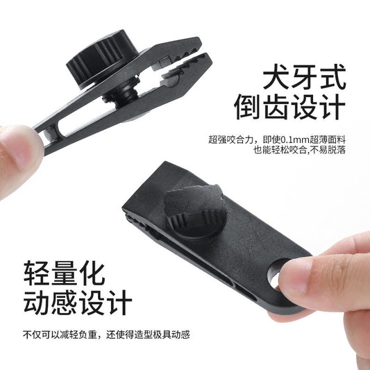 Outdoor tent fixed plastic clip large canopy reinforced windproof clip tent clip buckle hippopotamus tent clip