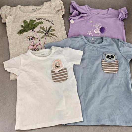 name itChildren's Clothing Girls Short Sleeve Cotton Cartoon Panda Animal Top Children's Summer Clothes Baby Half Sleeve T-Shirt