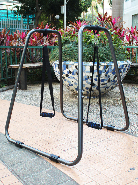 Indoor Siamese Parallel Bar Frame Prisoner's Arm Bend and Stretch Russian Tent Bracket Household Pull-ups Horizontal Bar Double Bar Fitness Equipment