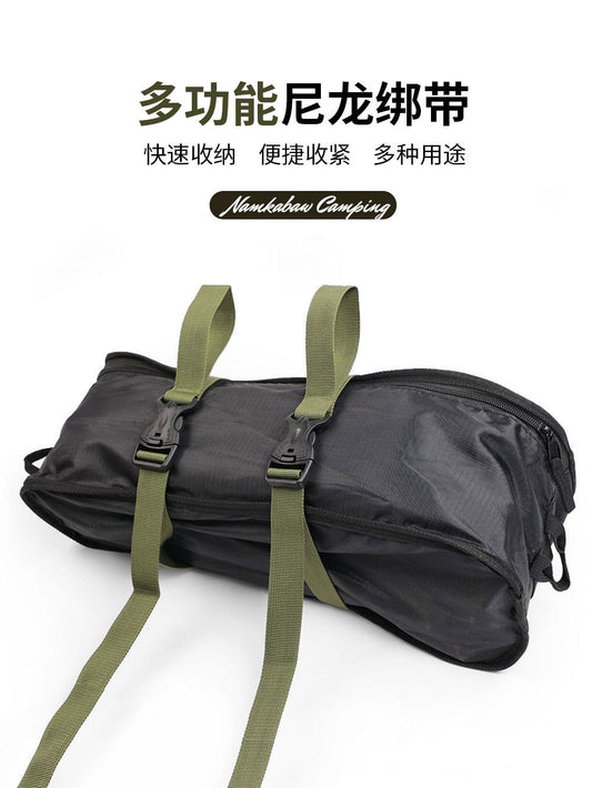 Outdoor strapping, with suitcase, motorcycle tent, camping equipment, backpack, fixed storage, tightening rope strapping