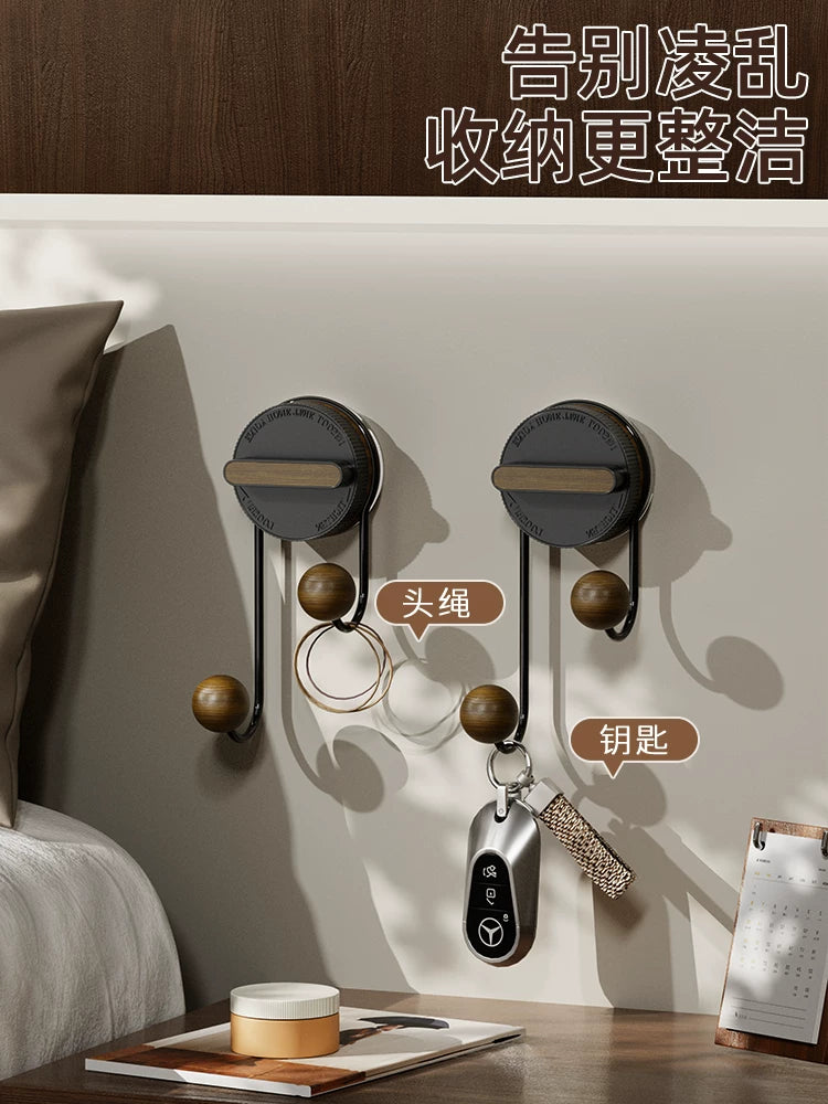 Entrance suction cup hook, no punching hole, door rear hanging clothes hook, wall hanging, strong load-bearing adhesive hook, vacuum non-marking bathroom hook Y