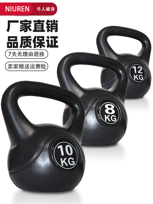 Competitive kettlebell home women's body weight loss hip squat, round dumbbells, men's barbells, fitness equipment, sports pots