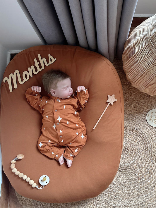 Newborn baby clothes, summer thin jumpsuits, men's and women's baby ultra-thin breathable crawling suits, long sleeves, long pants, air conditioning clothing