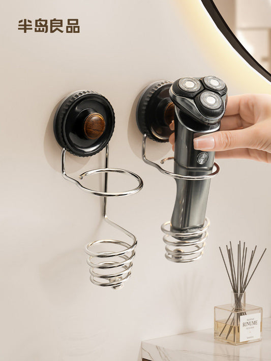 Bathroom electric shaver storage rack wall mounted punch-free storage manual razor razor hanger bracket
