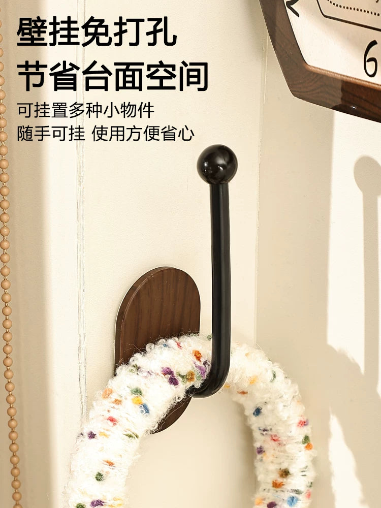 Scrunchie hook, sticky hook, bathroom door, back wall hanging, no punching headband, headband, rubber band, jewelry storage rack, storage rack Y