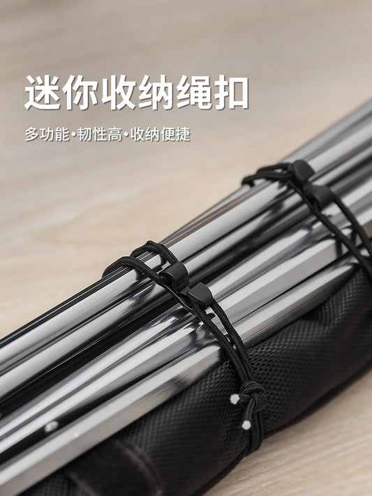Outdoor camping bungee cord buckle mini buckle development webbing finishing fastener reel clip storage webbing clip