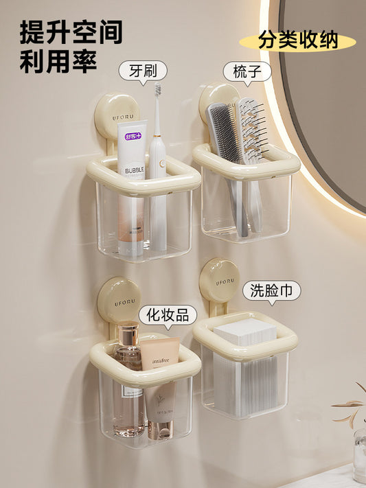 Suction cup rack, bathroom toilet, toilet, washbasin, no punching, wall hanging, discarded face towel Y