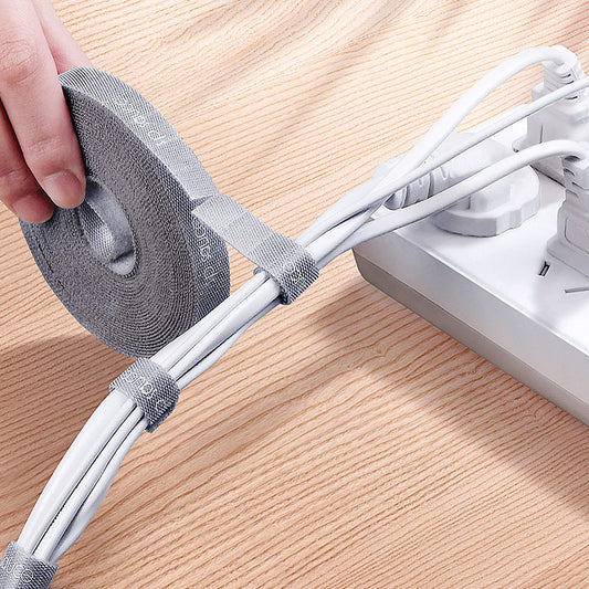 Paste the data cable, storage artifact, Velcro cable manager, cable manager, cable management with computer wire, fixed clip