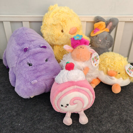 American single Gigglescape plush sheep snail big yellow duck bean bag doll plush toy