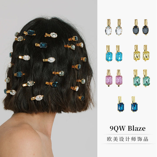 Side exquisite bangs clip women's 2025 new high-end Christmas clip hair accessories girl super small bb clip side clip