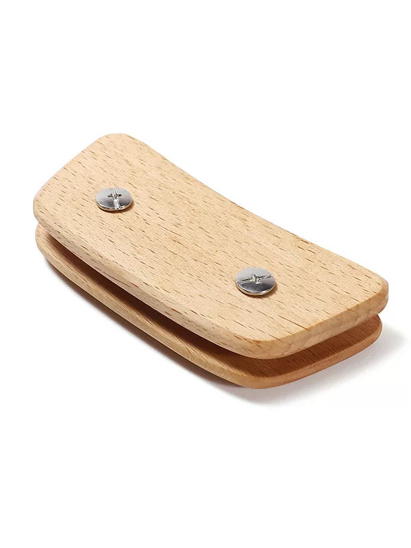 Outdoor BBQ Plate Handle Camping Accessories Anti-scalding Wooden Clamp Suitable for 29 and 33cm Maifan Stone Grill Pan Handle