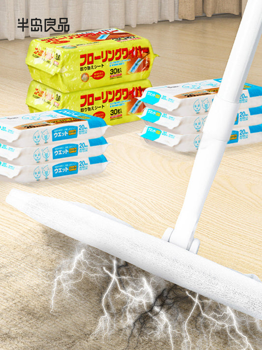 Electrostatic dust removal paper, disposable sticky tissue, vacuum cleaner, dust removal mop, mop cloth, mop floor, wipe the floor, wipe the floor, wipe the wipes