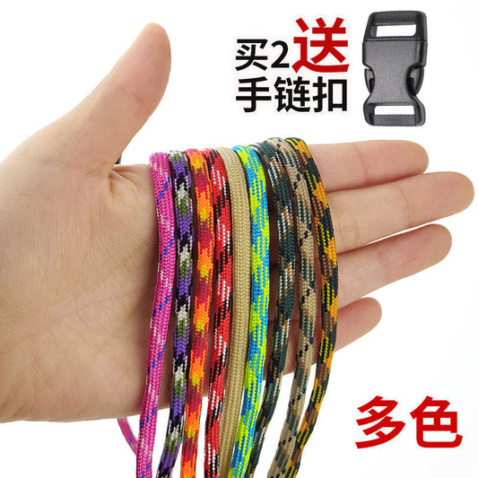 4mm Seven Core 7 Hearts Umbrella Rope Handmade DIY Woven Bracelet Rope Flat Line Tent Canopy Windproof Rope paracord