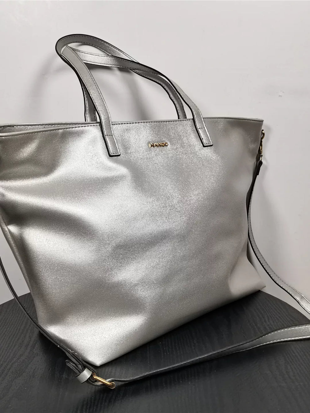 Silver bag crossbody sense of luxury super large capacity tote bag shoulder bag female niche design foreign trade inventory clearance