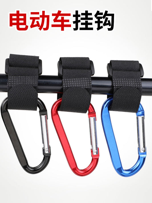 Electric car trolley handlebar special buckle, motorcycle battery car front hook hanging food hanging helmet