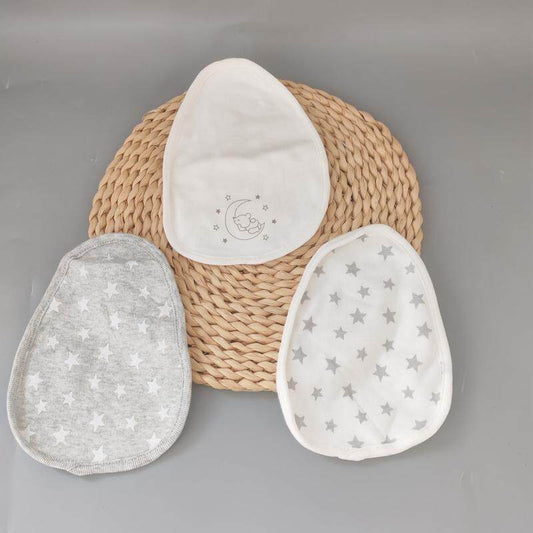 Export Japan baby bib pure cotton newborn saliva towel bib toddler spill proof small cushion scarf bib