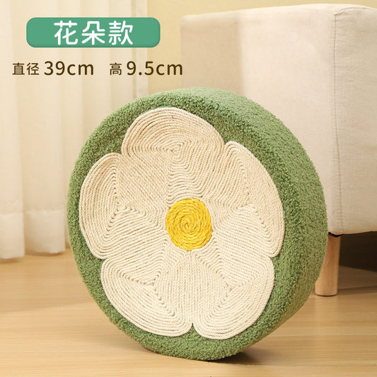 Compass scratching post cat scratching disc hemp rope rope does not fall off the cat nest resistant scratching claw cat toy big cat special