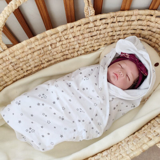 外贸大象婴幼儿纯棉包被裹布初生春秋夏季薄款襁褓抱被产房包巾单