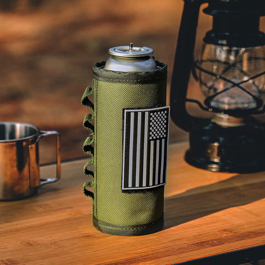 Outdoor Vaska Gas Tank Protective Cover, Anti-Impact Anti-Slip Cover, Gas Cylinder Storage Bag, Velcro Protective Cover