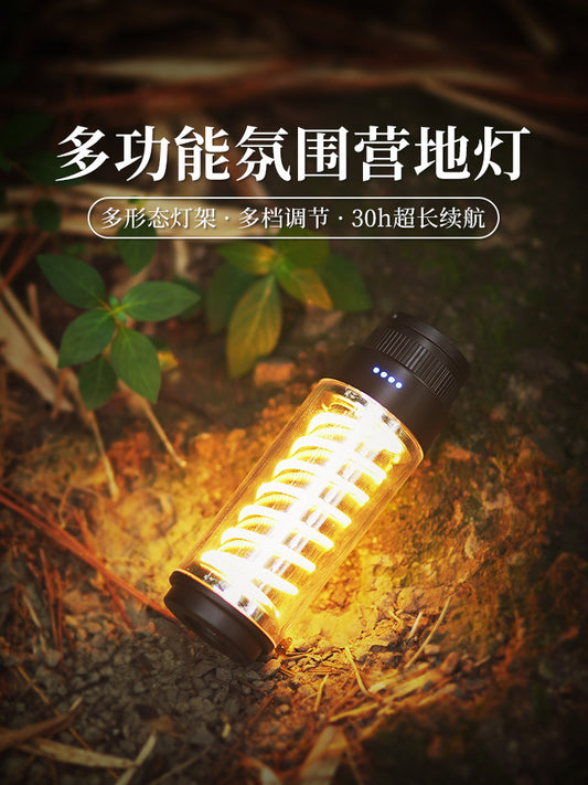 Camping lights, outdoor portable night lights, ultra-long battery life, rechargeable camping lights, emergency flashlights, and camping lights