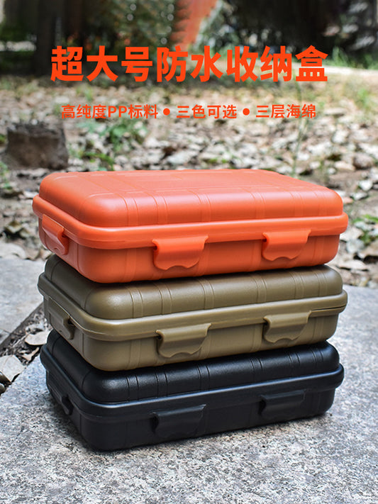 EDC storage box, outdoor waterproof storage box, shockproof and pressure-proof sealing, wilderness survival kit box, tool box