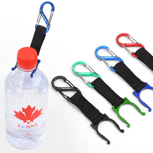 Namkabaw outdoor water bottle buckle hanging water bottle mineral water hanging beverage aluminum alloy quick hanging is convenient for outdoor portability