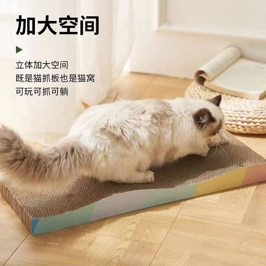 Cat scratch board wear-resistant, non-dandruff cat paw board scratch-resistant, corrugated paper grinding claw, anti-cat scratch sofa, protect kitten supplies