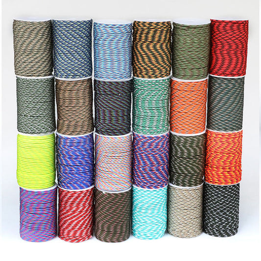 Camouflage seven-core paracord décor bracelet braided rope tie rope outdoor tent windbreak rope canopy paracord