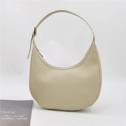 Foreign trade tail goods export Spain crescent bag niche design armpit bag women's baguette bag one-shoulder crescent bag bag women