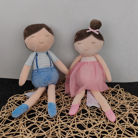 ins ballet prince pink girl heart soothing sleeping doll sleep plush toy kids doll