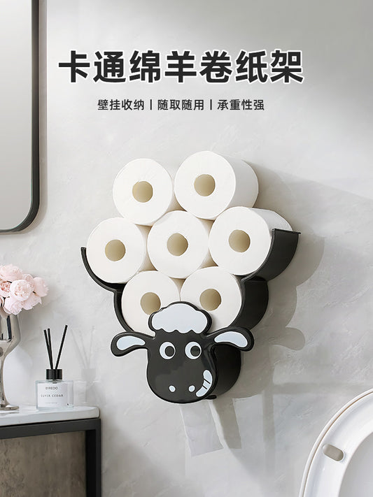 Toilet paper box, toilet tissue box, toilet wall-hung living room, paper towel roll paper holder, place paper drawer paper box