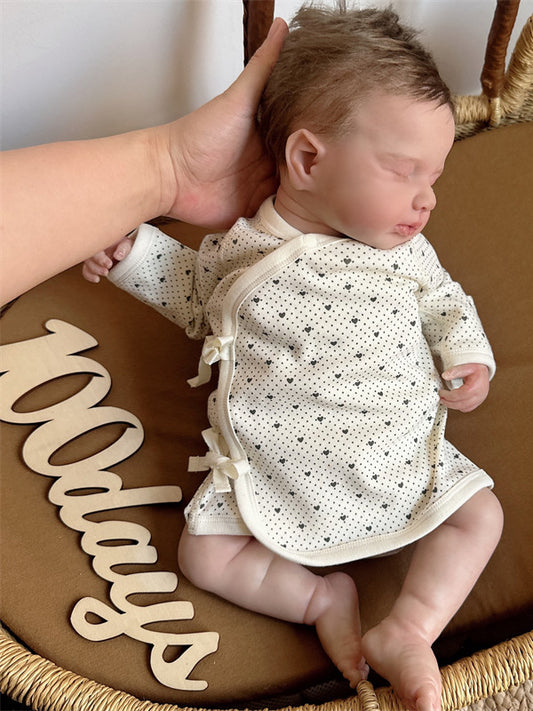 Newborn baby long-sleeved half-back clothes spring and autumn pure cotton boneless hand A tops and monk clothes Newborn baby delivery room
