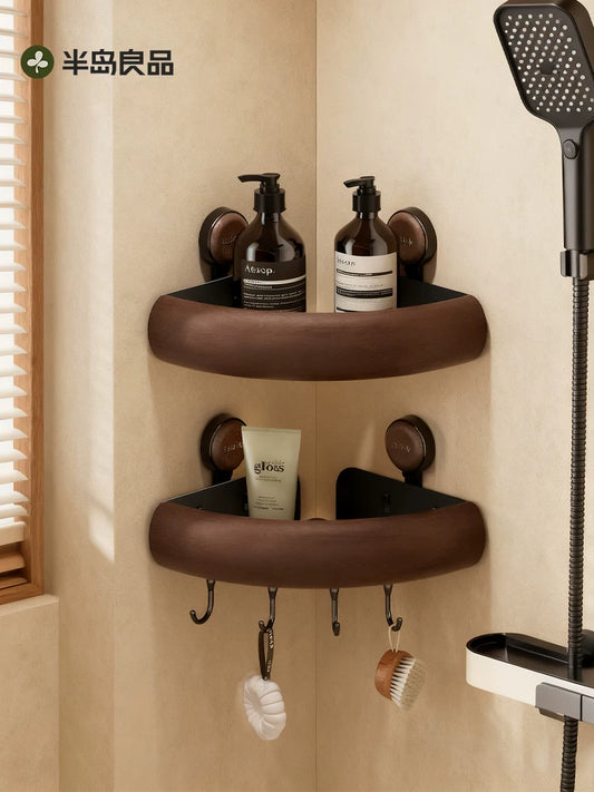 Suction cups, plastic wood, corner shelves, toilets, bathrooms, vanities, showers, shampoos, shampoos, triangle storage, Y