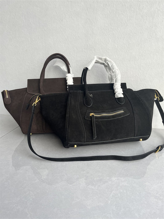 Export to Korea counter high-quality top-layer cowhide wing bag high-end texture fashionable versatile one-shoulder crossbody women's bag