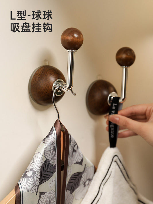 Peninsula good vacuum suction cup hook, no punching hole, door back hanging clothes hook, strong load-bearing, non-marking, bathroom antique style sticky hook