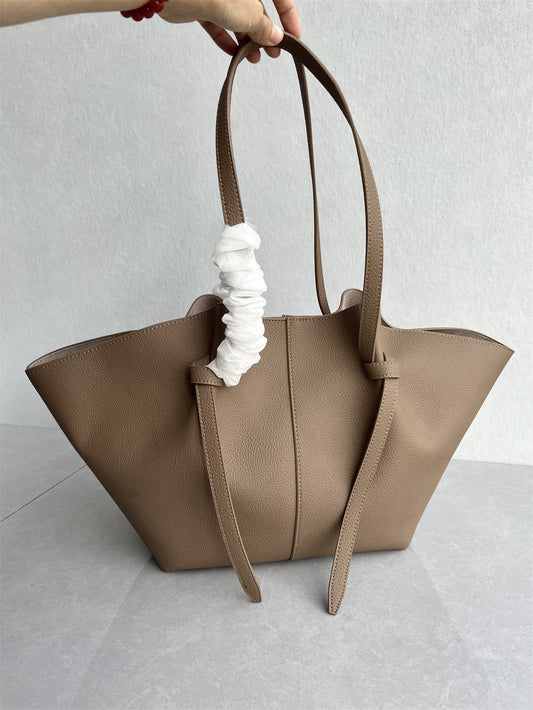 Export foreign trade top layer cowhide wing bag fashionable and versatile leather simple commuter shoulder hand-held armpit women's bag