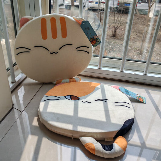 Cat memory foam round cushion, slow rebound, office student classroom, dormitory butt pad, office long-term chair cushion