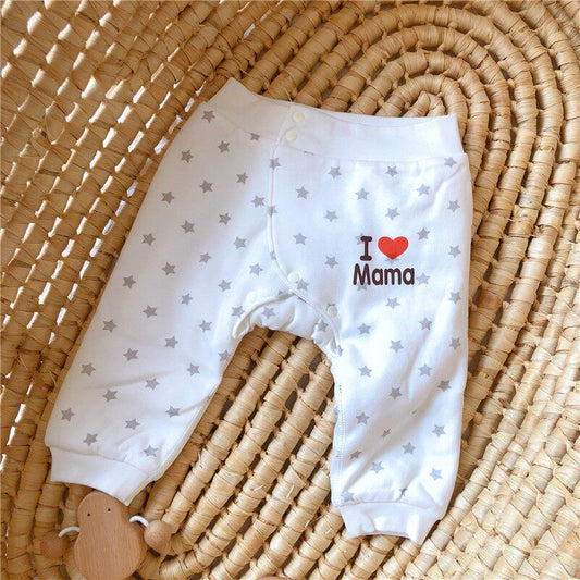 Half-back jacket newborn baby November winter warm top baby cotton monk suit 0-3 months set